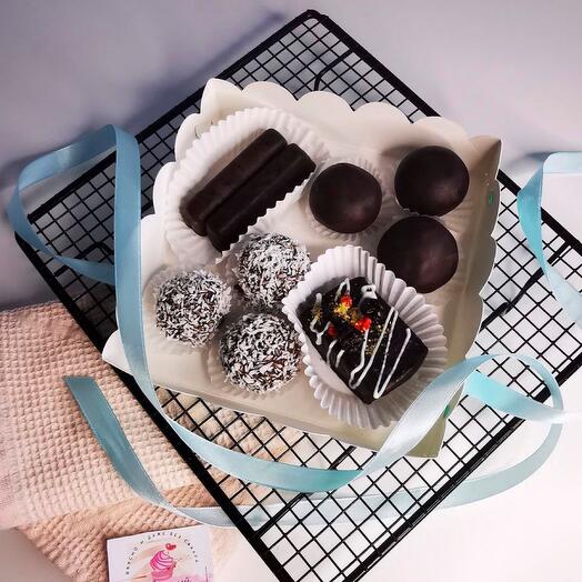 Vegan набор шоколадных конфет без лактозы