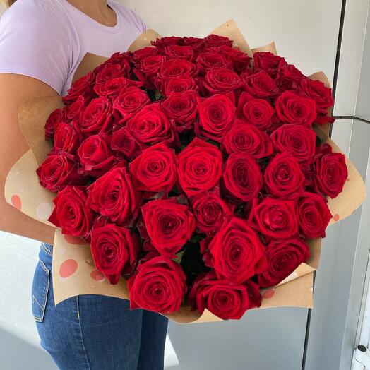 Bouquet of 51 Red roses