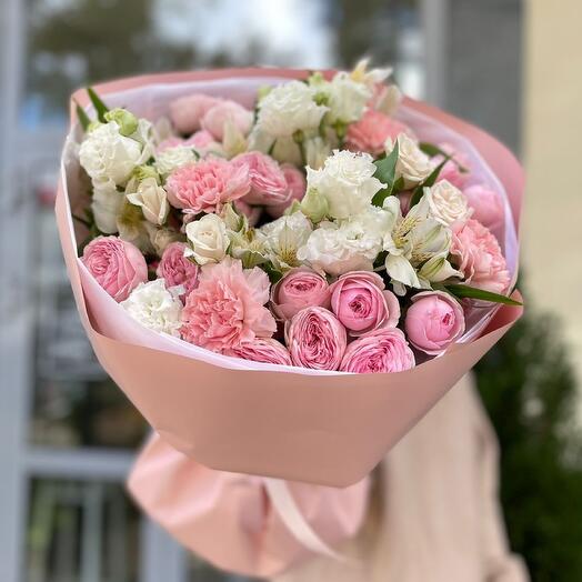 🌿27. Bouquet "Formula of mystery" of peonies