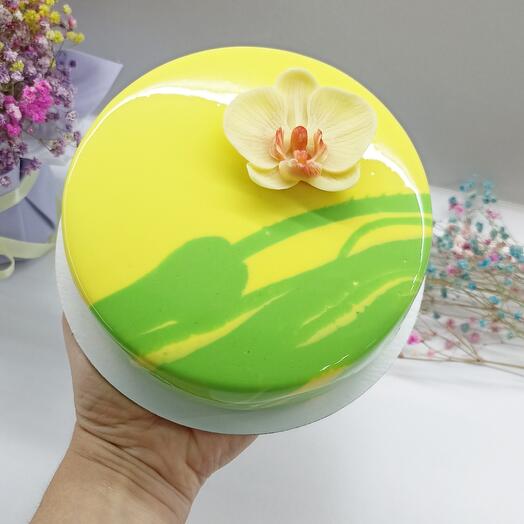 Муссовый торт на день рождения, подарок маме, бабушке, девушке, подруге