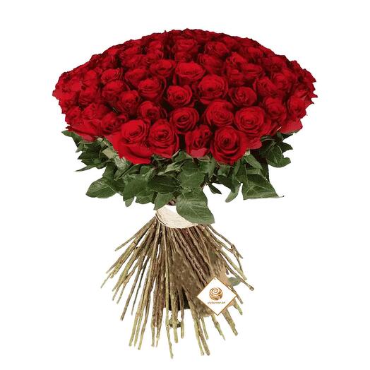 100 Long Stem Red Roses for Valentine s