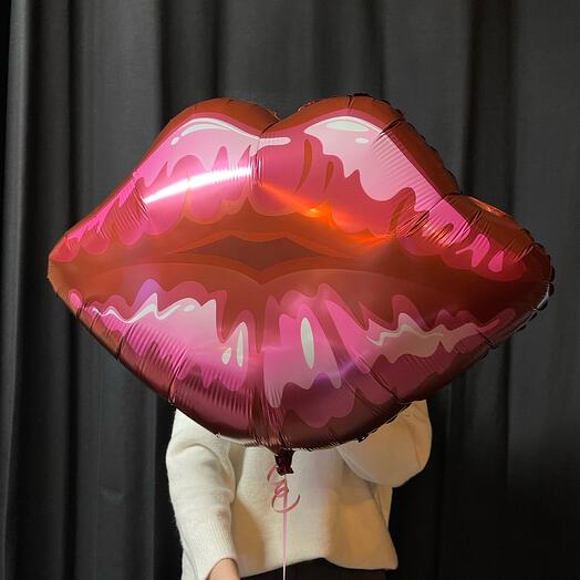 Воздушный шар губы💋💋💋