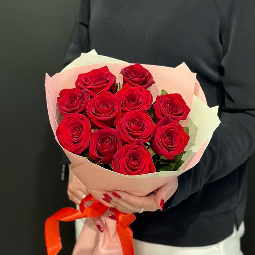 Ramo de rosas rojas 11 piezas