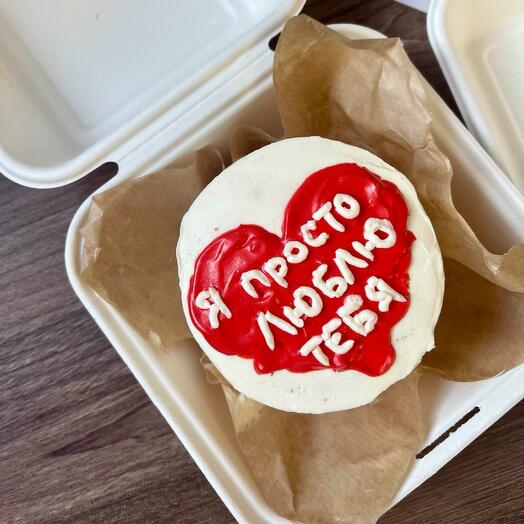 Бенто торт "я просто люблю тебя"
