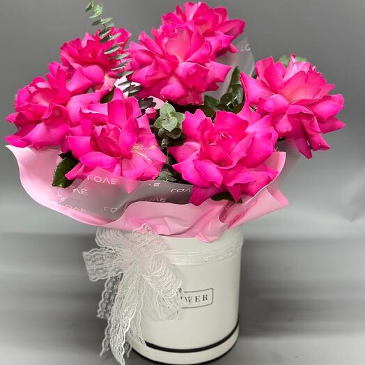 Цветы в коробке