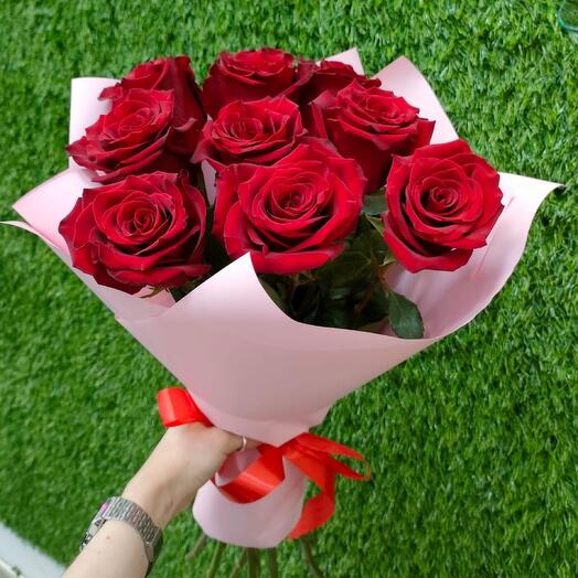 9 rosas en decoración