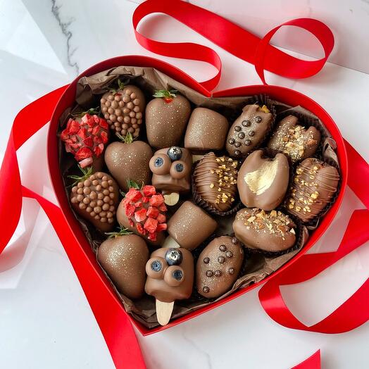 Fresa en chocolate "dulce capricho"