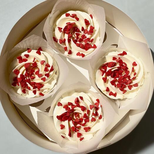 Набор капкейков 4шт в подарок