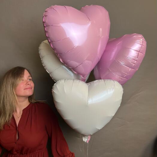 Набор Шарики сердце воздушные шарики