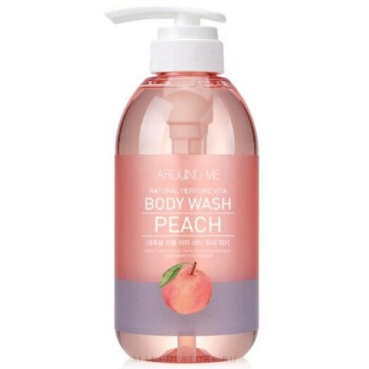 Welcos Around Me Natural Perfume Vita Body Wash Peach Гель для душа с экстрактом персика - 30 мл