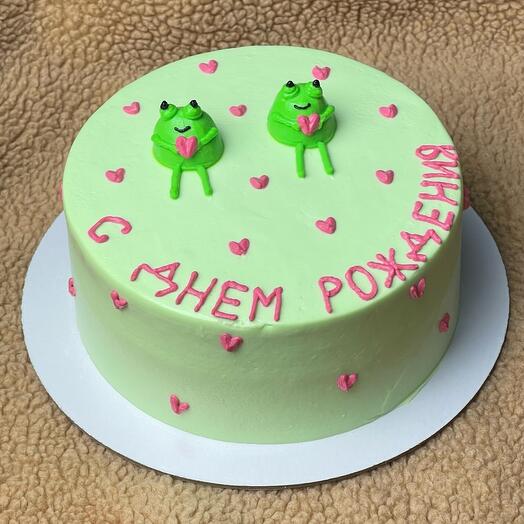 Торт маковый с лягушонками 🧚🏻
