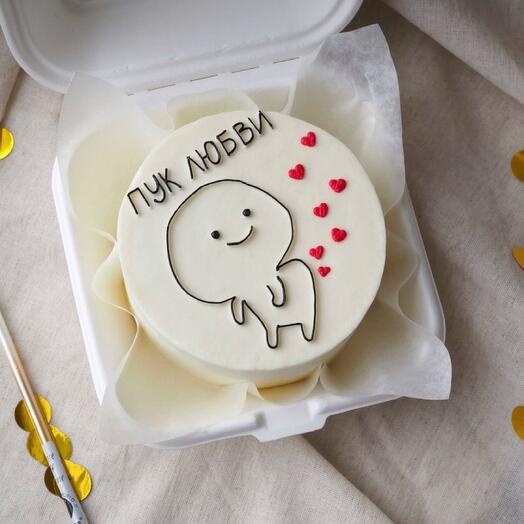 Бенто торт пук любви