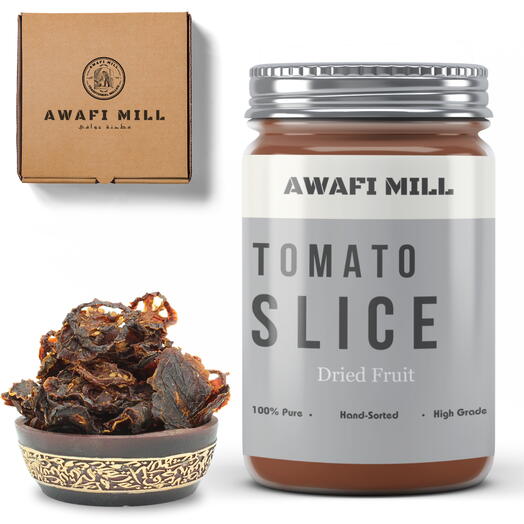 AWAFI MILL Sliced Tomato | Dehydrated Love Apple - Bottle of 100 Gram