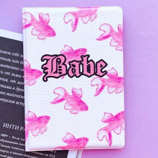 Обложка на паспорт "Babe"
