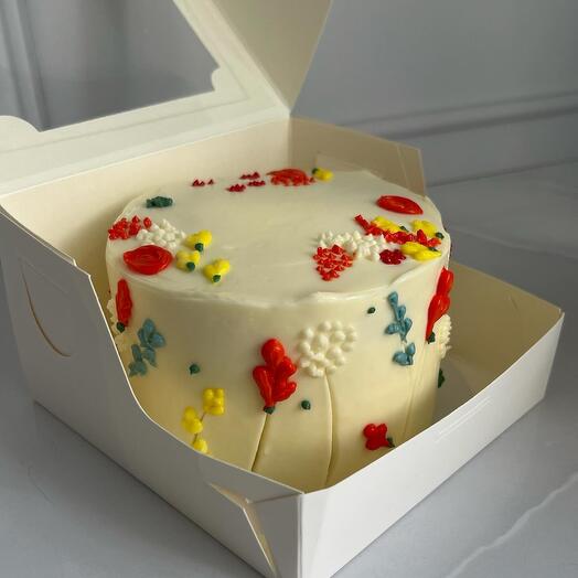Pastel de Bento "flora"