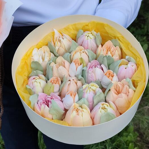 Зефирные тюльпаны