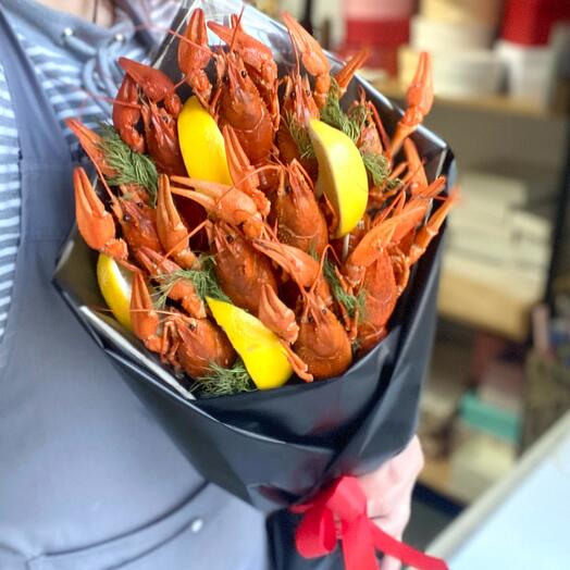 Букет мужской с раками