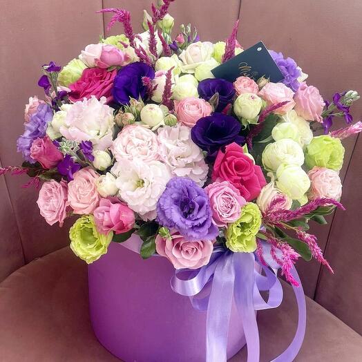 Цветы в коробке770