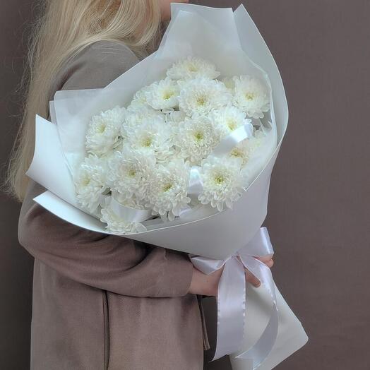 Хризантемы белые