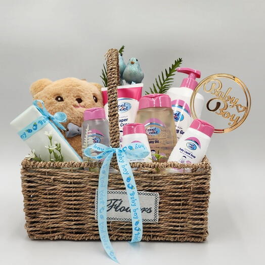 Bundle of Joy - Baby Boy Gift Basket