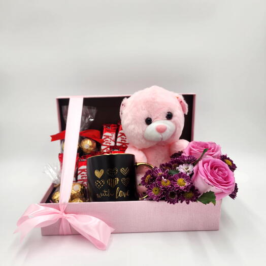 For Her - Flower   Chocolate Gift Box