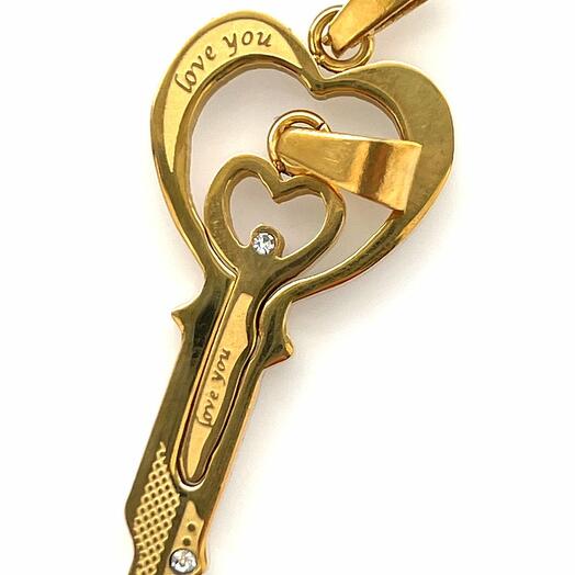 DC277 Парные кулоны для влюбленных Ключики