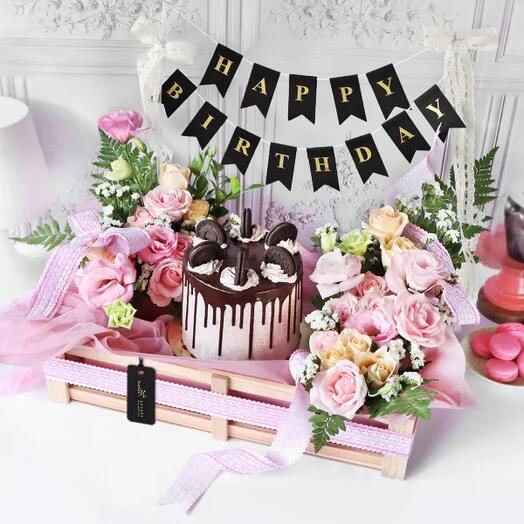 Lavish Birthday Cake Bloom