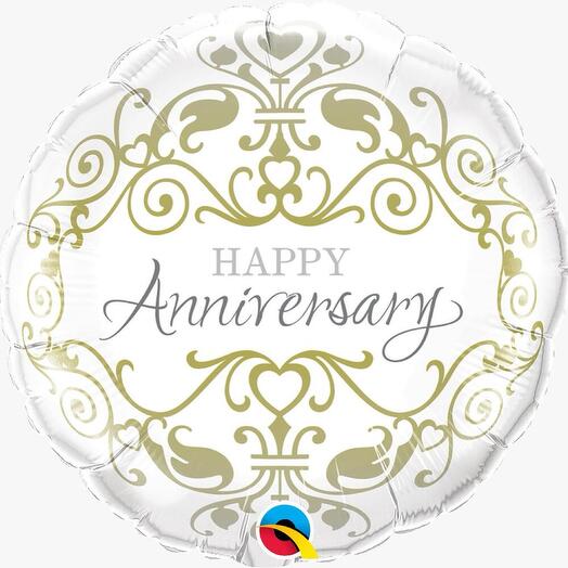 Happy Anniversary Foil Balloon