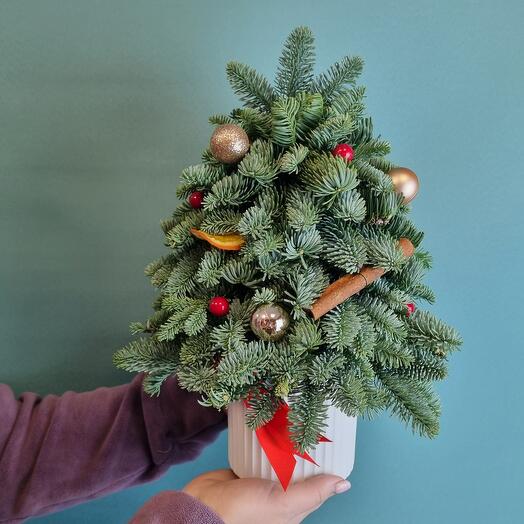 Елочка флористическая "Новогоднее настроение"