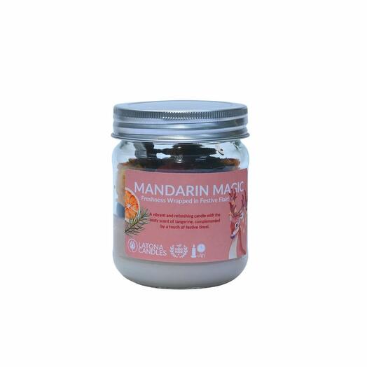 Аромасвечка мандарин-микс