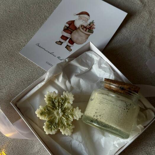 Новогодний подарочный бокс