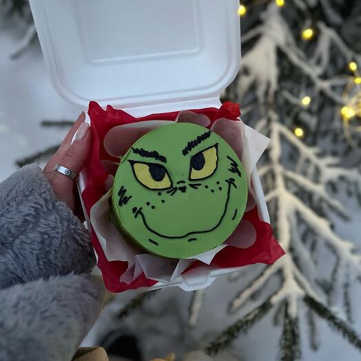 Бенто торт. Рождество. Гринч. Новый год