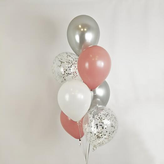 Воздушные шары с гелием сет 7