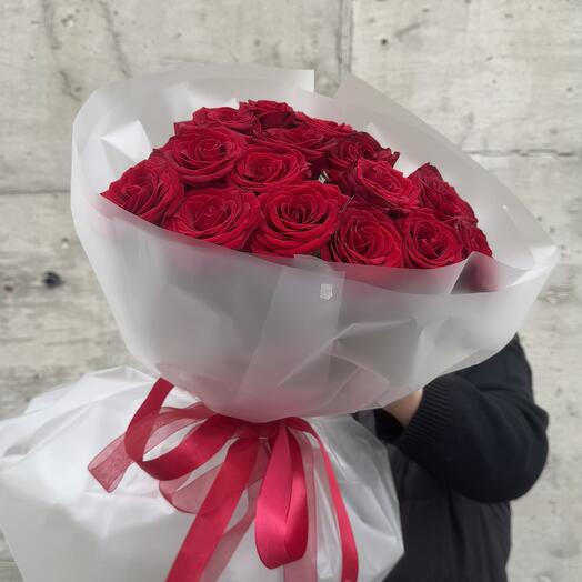 Monobloque de rosas rojas