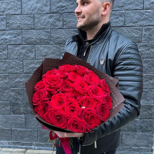 Букет из красных роз