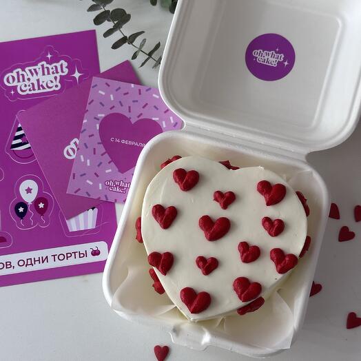 Бенто торт сердце