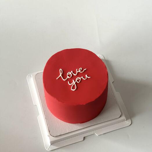 Бенто-торт Love you ко дню святого Валентина