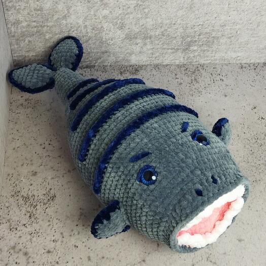 Вязаная игрушка Блуп, 38 см