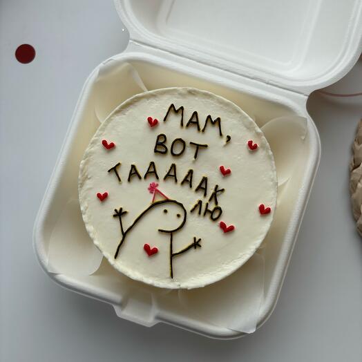 Бенто торт для мамы