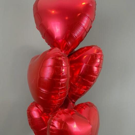 Сердца из 5 шаров
