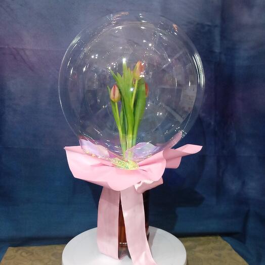 Букет Тюльпаны в шаре