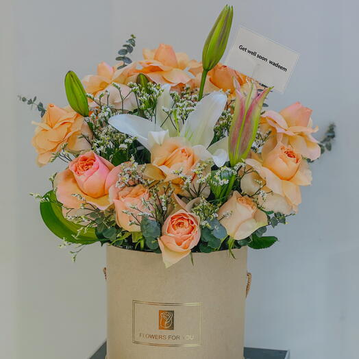 Peach Rose Box