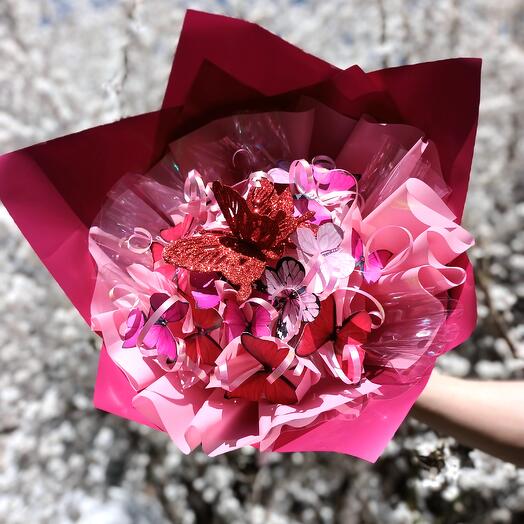 Светящийся букет 💐 из бабочек