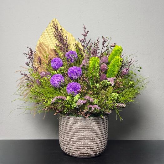 Авторская композиция из сухоцветов «Spring»