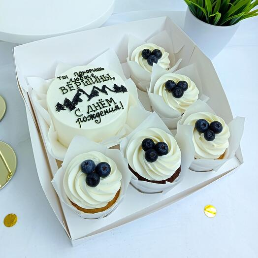 Набор бенто торт и капкейки