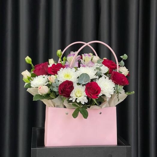 Цветы в сумочке