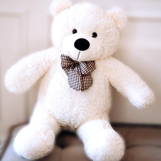 Large white teddy bear 100cm