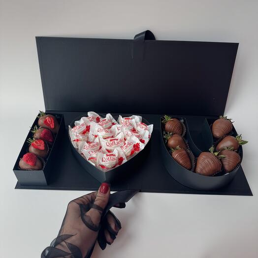 Набор клубника в шоколаде и Raffaello