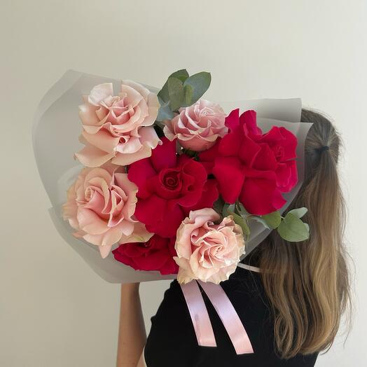 Букет из кружевных французских роз🌺