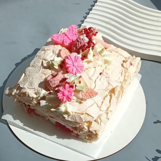 Меренговый рулет половинка